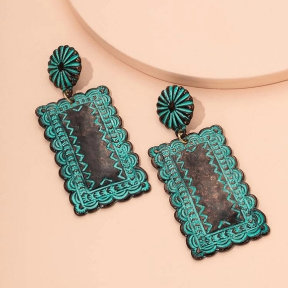 Vintage boho earrings - Picture 1 of 3